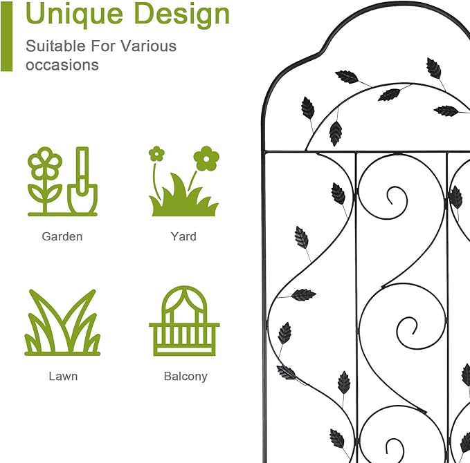 hogardeck Metal 84 * 19 Garden Trellis 2-Packs - Image 5