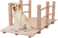 VINGLI 5 ft Garden Bridge, Classic Wooden Arch by VINGLI