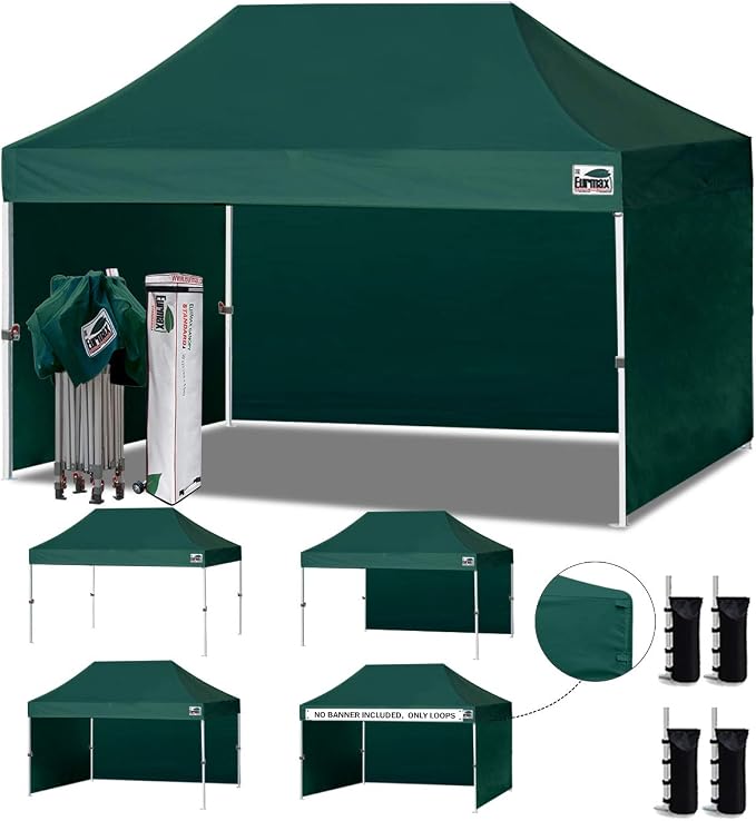 Eurmax USA 10'x15' Pop-up Canopy Tent Commercial Instant Canopies by Eurmax