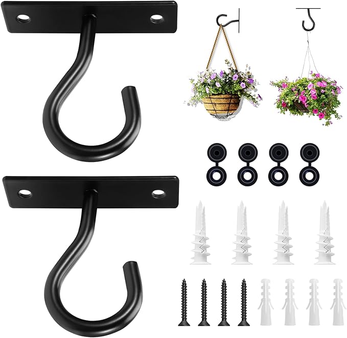 Ceiling Hooks for Hanging Plant, Hanger for Indoor and Outdoor Plant Pots Holder by AnDocK
