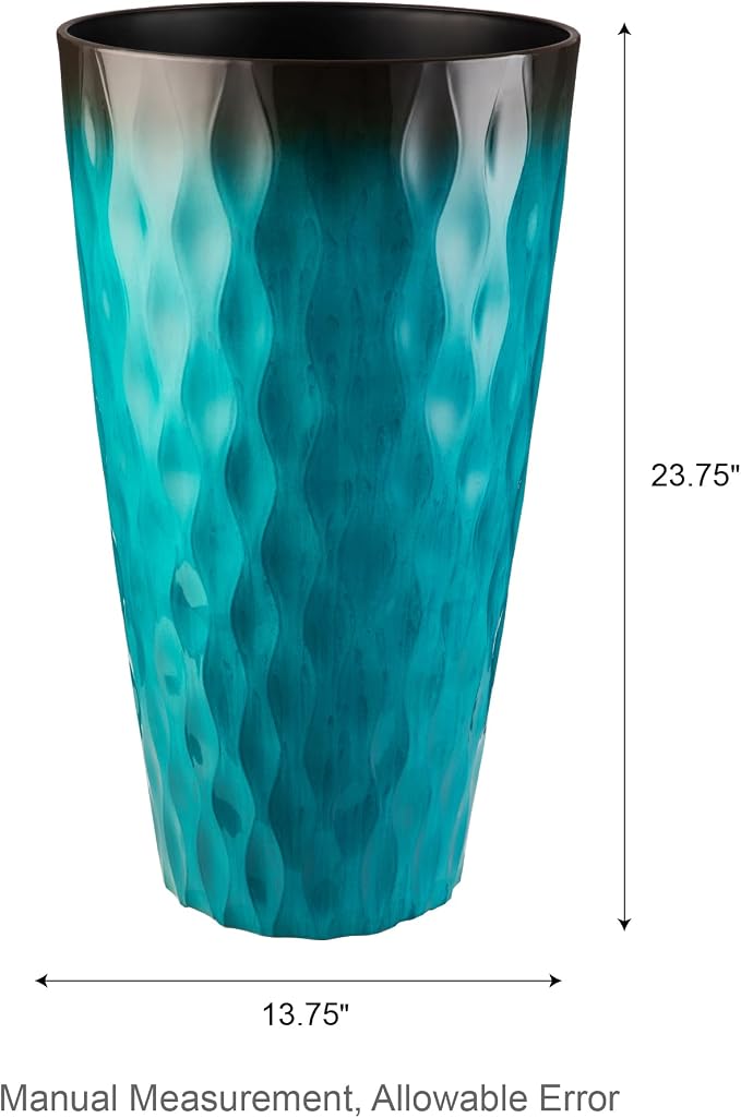 Glitzhome 23.75" H Oversized Tall Planter, - Image 2