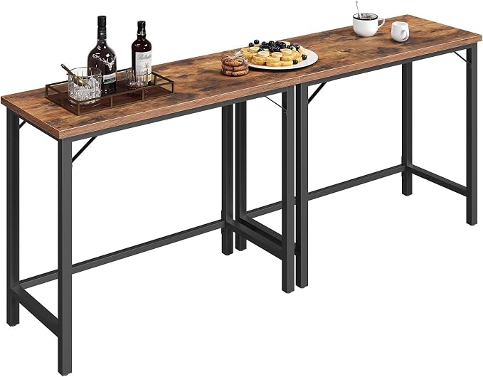 Narrow Bar Table, 63-Inch Pub Table - Image 8