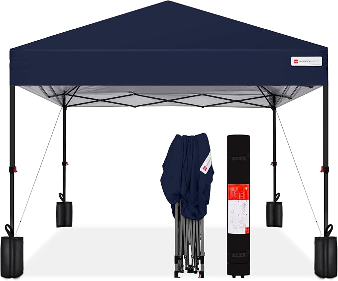Best Choice Products 10x10ft Pop Up Canopy Tent, Outdoor Shade, 1 Person 1 by BestChoiceProducts