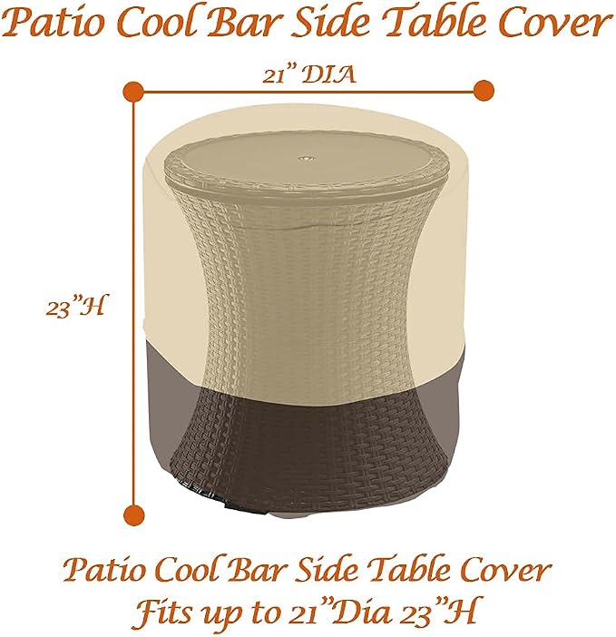 Patio Cool Bar Side Table Cover - Image 5