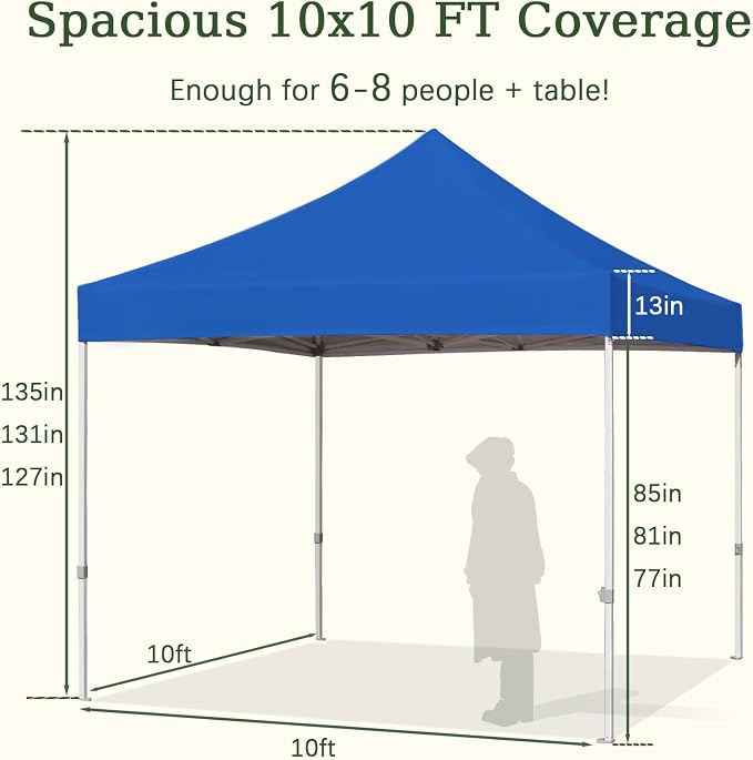 Easy 10x10 Pop Up Canopy Tent - Image 7