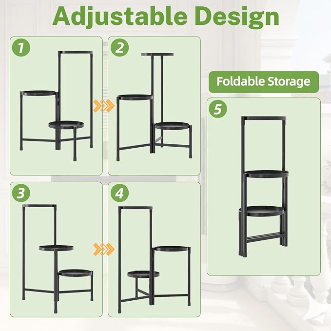 iDavosic.ly 3 Tier Large Plant Stand Indoor - Image 7