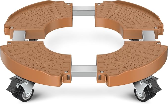 VANCASTLE Plant Caddy with Lockable Wheels Heavy Duty 450lbs Capacity, 15-22 by VANCASTLE