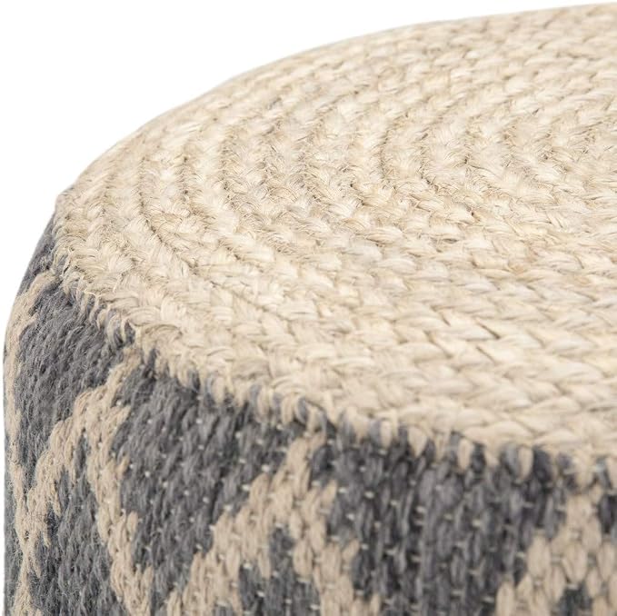 SIMPLIHOME Edgeley Round Pouf - Image 5