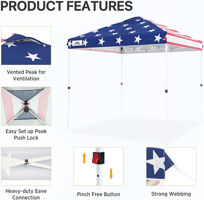 EAGLE PEAK Pop Up Canopy Tent - Image 4