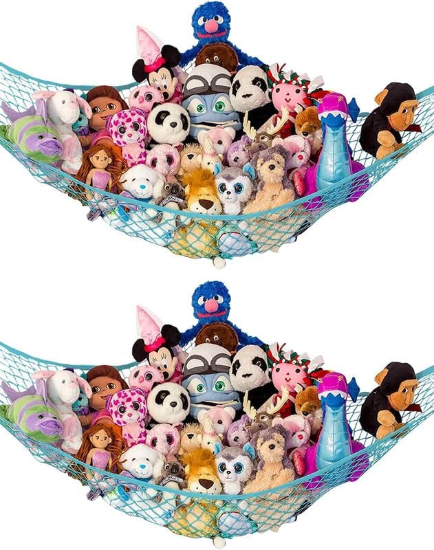 Lilly's Love Large Stuffed Animal Hammock | Corner Hanging Organizer, Toy by LillysLove