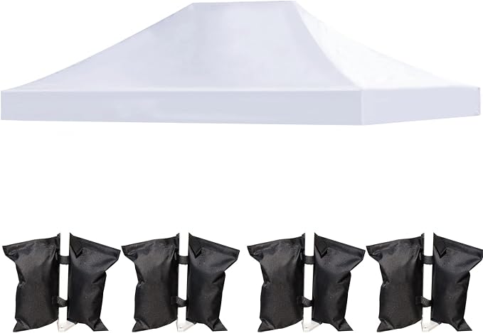 LIUJIAYI Pop Up Canopy Replacement Top, 10x15 Heavy Duty 500D UV Protection by Unknown
