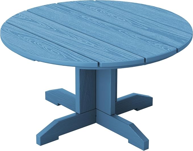 SERWALL 36'' Round Outdoor Coffee Table - Image 8