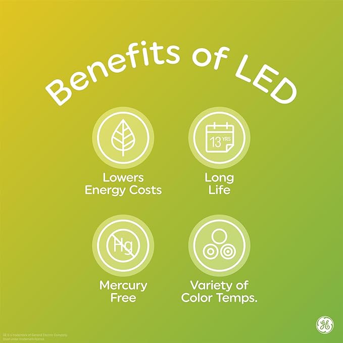 GE LED+ Motion Sensor LED Light Bulbs, Outdoor Security Lights, Warm White - Image 8