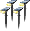 Solar Spot Lights Outdoor, Solar Lights Outdoor Waterproof IP65, 3 Brightness by ZookkiDirect