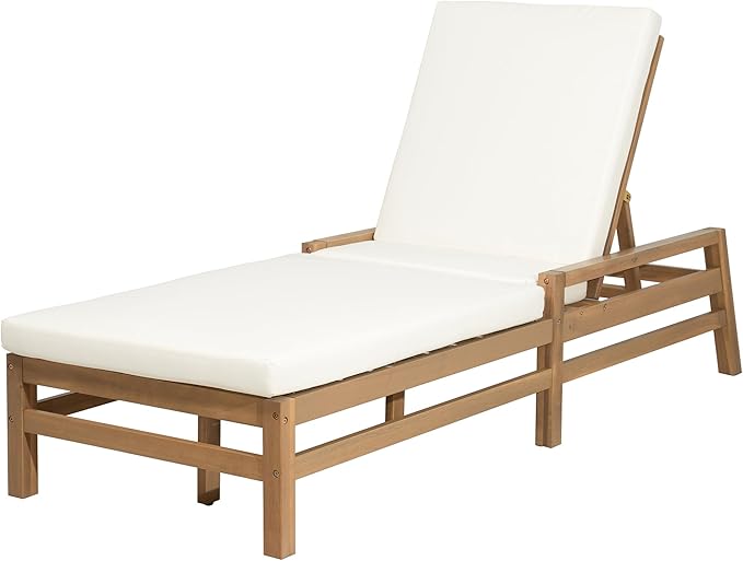LUMISOL Patio Chaise Lounge Chair, 5-Position Adjustable Outdoor Chaise Lounge - Image 8