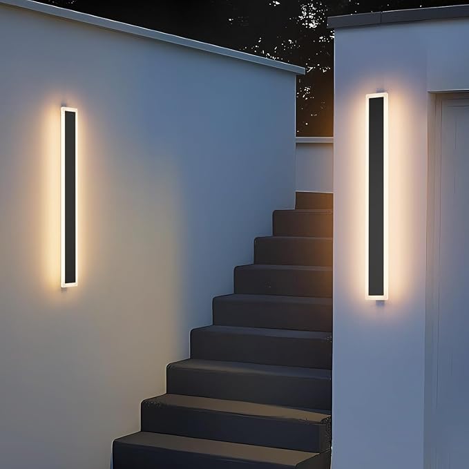 2 Pack 31.5in Outdoor Wall Lights - Image 7
