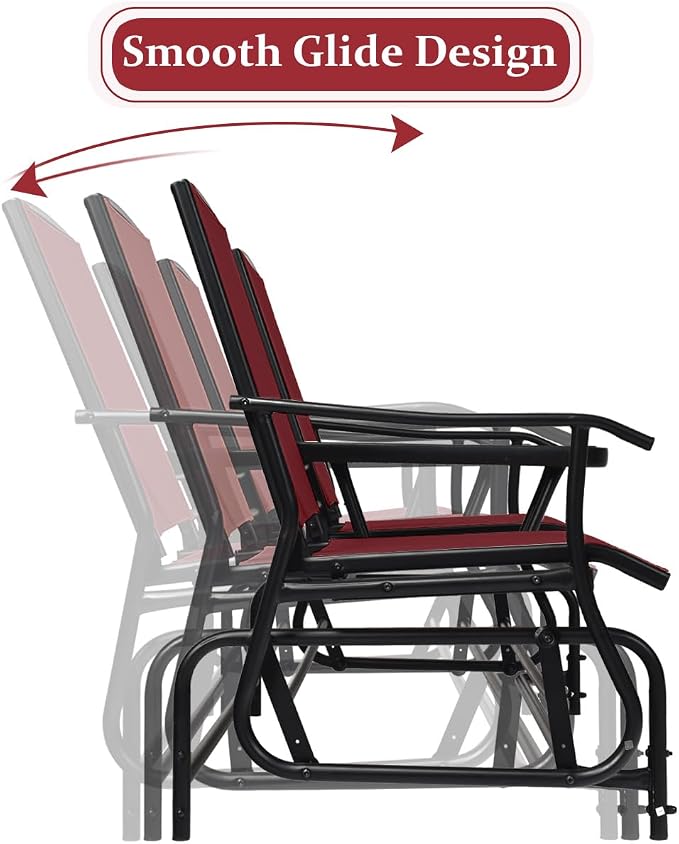 Giantex Outdoor Glider, Rocking Chair - Image 4