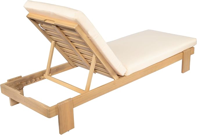 Christopher Knight Home Duska Acacia Wood Chaise Lounge Chair Set of 2 - Image 7
