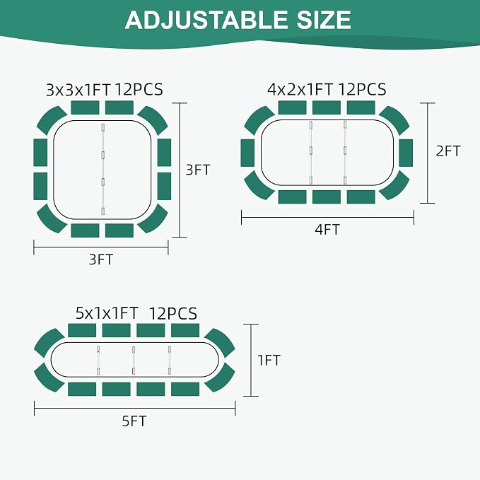 3 in 1 Galvanized Raised Garden Bed - Image 2