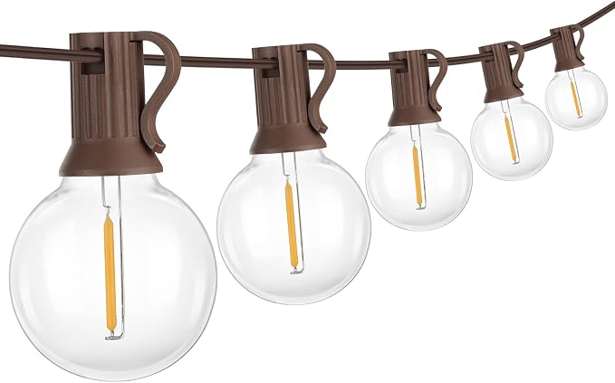 Mlambert 50Ft Outdoor String Lights, G40 Globe Patio Lights - Image 7