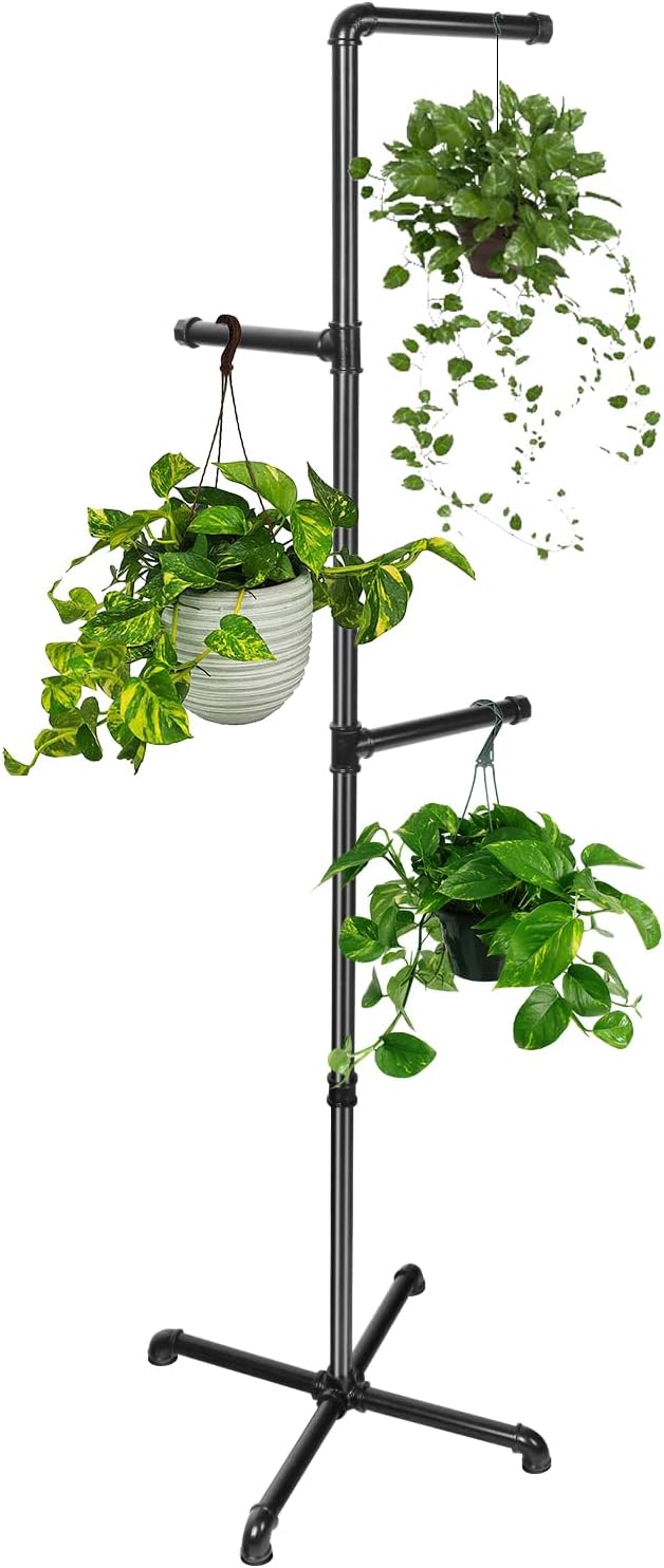 Hanging Plant Stand, Plant Hanger Indoor, Corner Hanging Plant Stand, Living by Chloraeon