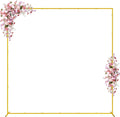 Wokceer Wedding Arch Backdrop Stand Square 7.2 x 7.2 FT Wedding Arches by Wokceer