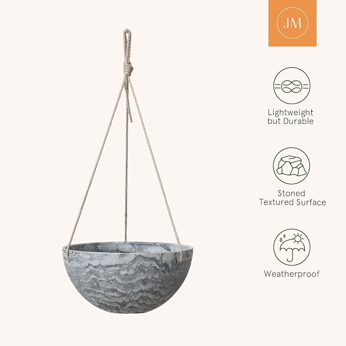 LA JOLIE MUSE Hanging Planter Flower Plant Pots - Image 3