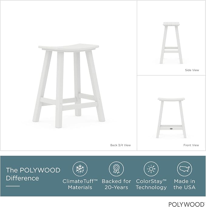 Polywood Outdoor Bar Stools - Image 3