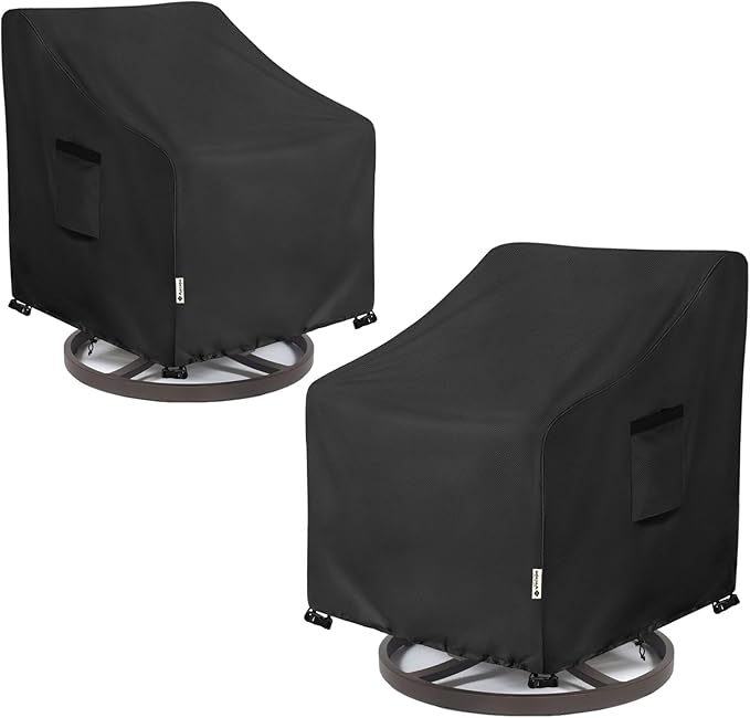 Patio Chair Covers Waterproof Patio Furniture Covers, 33W x 37D x 38 H Inches by Aacabo