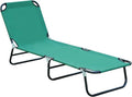 Outsunny Folding Chaise Lounge Pool Chairs, Outdoor Sun Tanning Chairs by Outsunny