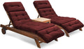 Chaise Lounge Cushions Outdoor Set of 2, 74.4 x 22 x 4.7 Inches Thickened by Tycdiose