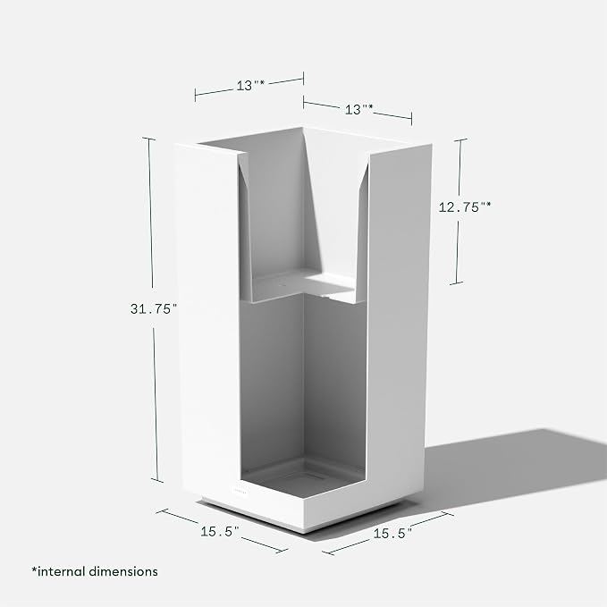 Veradek Block Series Pedestal Planter - Image 3