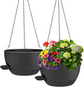 2 Pack Hanging Planters for Indoor Outdoor Plants, 12 Inch Self Watering by Unknown
