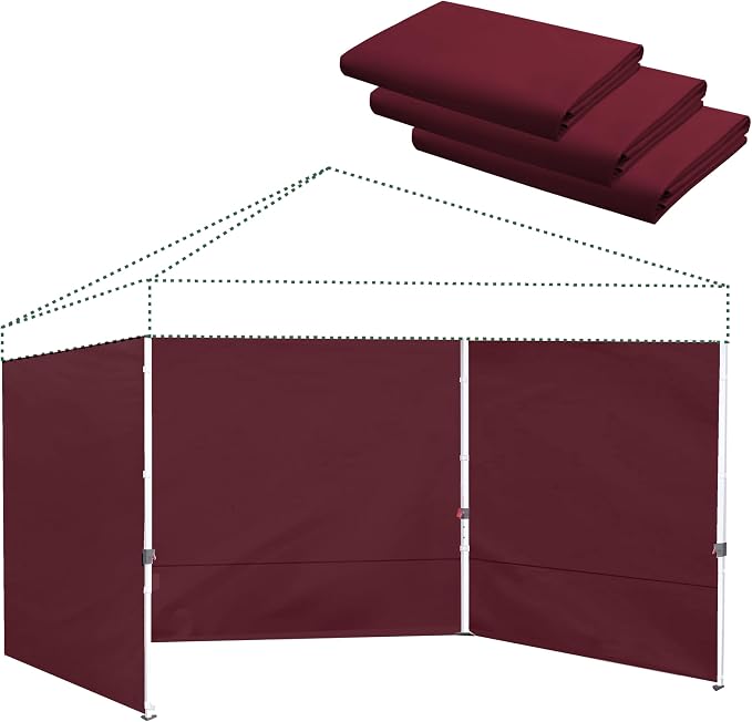 Canopy Sidewalls for 12x12 Pop Up Canopy 99% UV Protection, Waterproof by Unknown