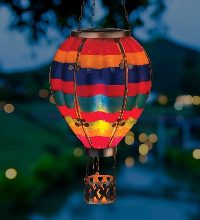 Regal Art & Gift Hot Air Balloon Solar Lantern – Hanging Solar-Powered LED - Image 7