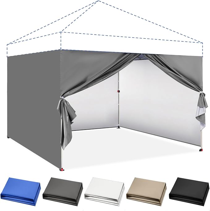 CROWN SHADES 10x10 Canopy Sidewalls by CrownShades