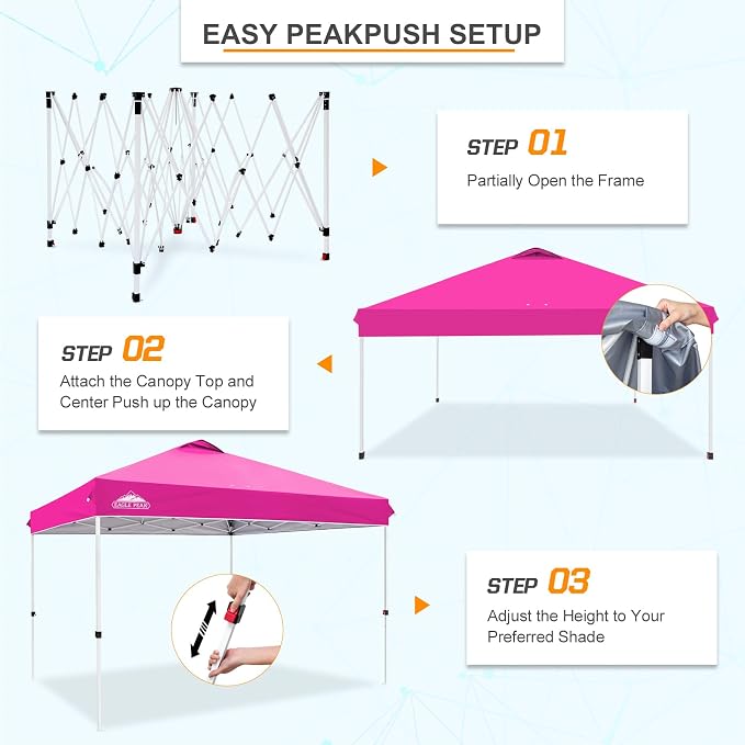 EAGLE PEAK Pop Up Canopy Tent - Image 2