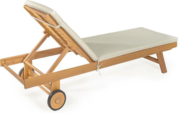 JONATHAN Y LNG1000E Mallorca 77.56"x23.62" Modern Classic Adjustable Acacia - Image 11