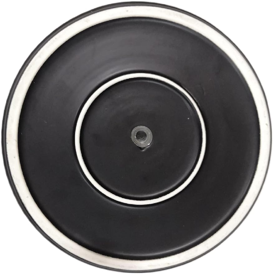 Amazon Basics Fluted Ceramic Round Planter - Image 4