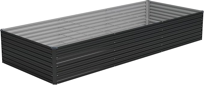 Vengarus 12x4x2FT Galvanized Raised Garden Bed Kit, Large Rectangle Elevated - Image 7