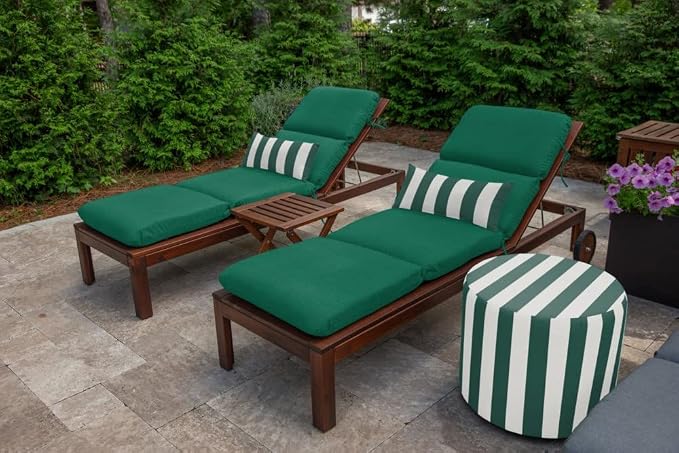 Sunbrella Patio Chaise Cushions - Image 4