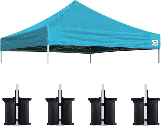 Eurmax USA New 10x10 Pop Up Canopy Replacement Canopy Tent Top Cover, Instant by Eurmax