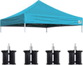 Eurmax USA New 10x10 Pop Up Canopy Replacement Canopy Tent Top Cover, Instant by Eurmax