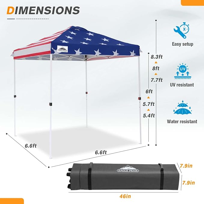 EAGLE PEAK Pop Up Canopy Tent - Image 4