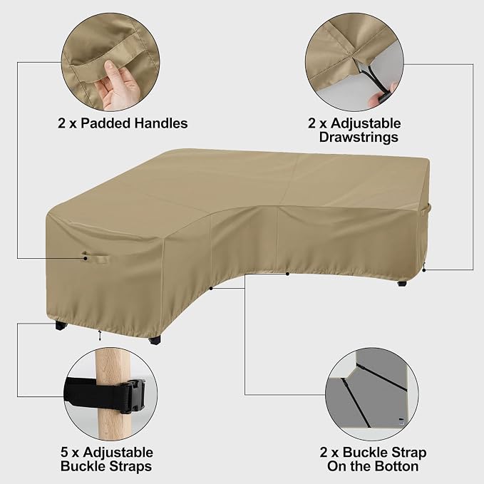 OutdoorLines Waterproof Outdoor Patio Sectional Cover - Image 5