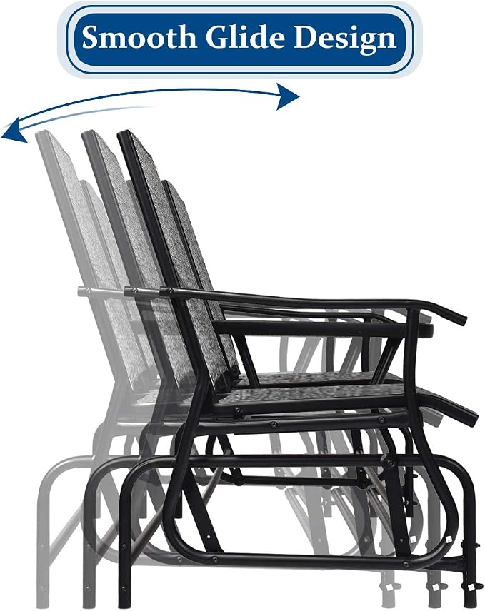 Giantex Patio Bench Glider Chair - Image 5
