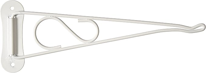 Mintcraft GB0213L Britan 0213L Swivel Hanging Planter Bracket, 10-Inch White by Mintcraft