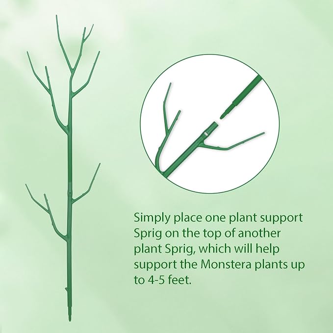 15 Pack Stackable Plant Supports Stakes, Sturdy Garden Trellis - Image 3