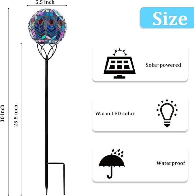 Afirst Solar Outdoor Garden Lights Decorative - Image 2