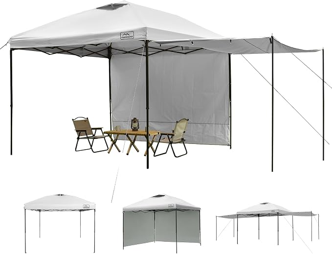 KAMPKEEPER 10x10 Easy Pop Up Canopy Tent by KAMPKEEPER